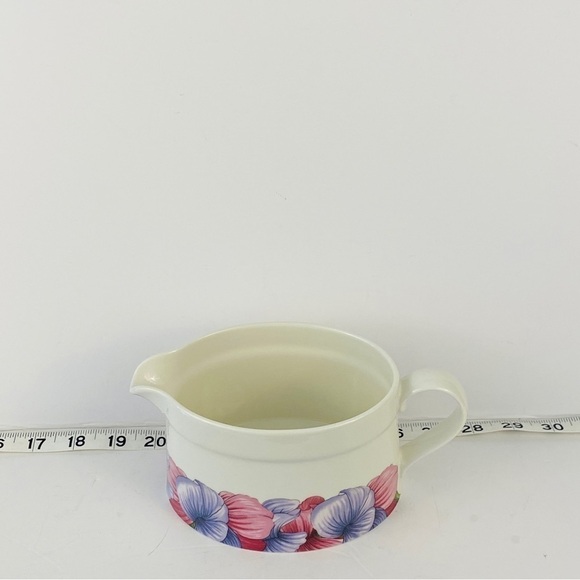 PORTMEIRION gravy boat open sauce botanic blooms pink purple floral flowers - Picture 6 of 12